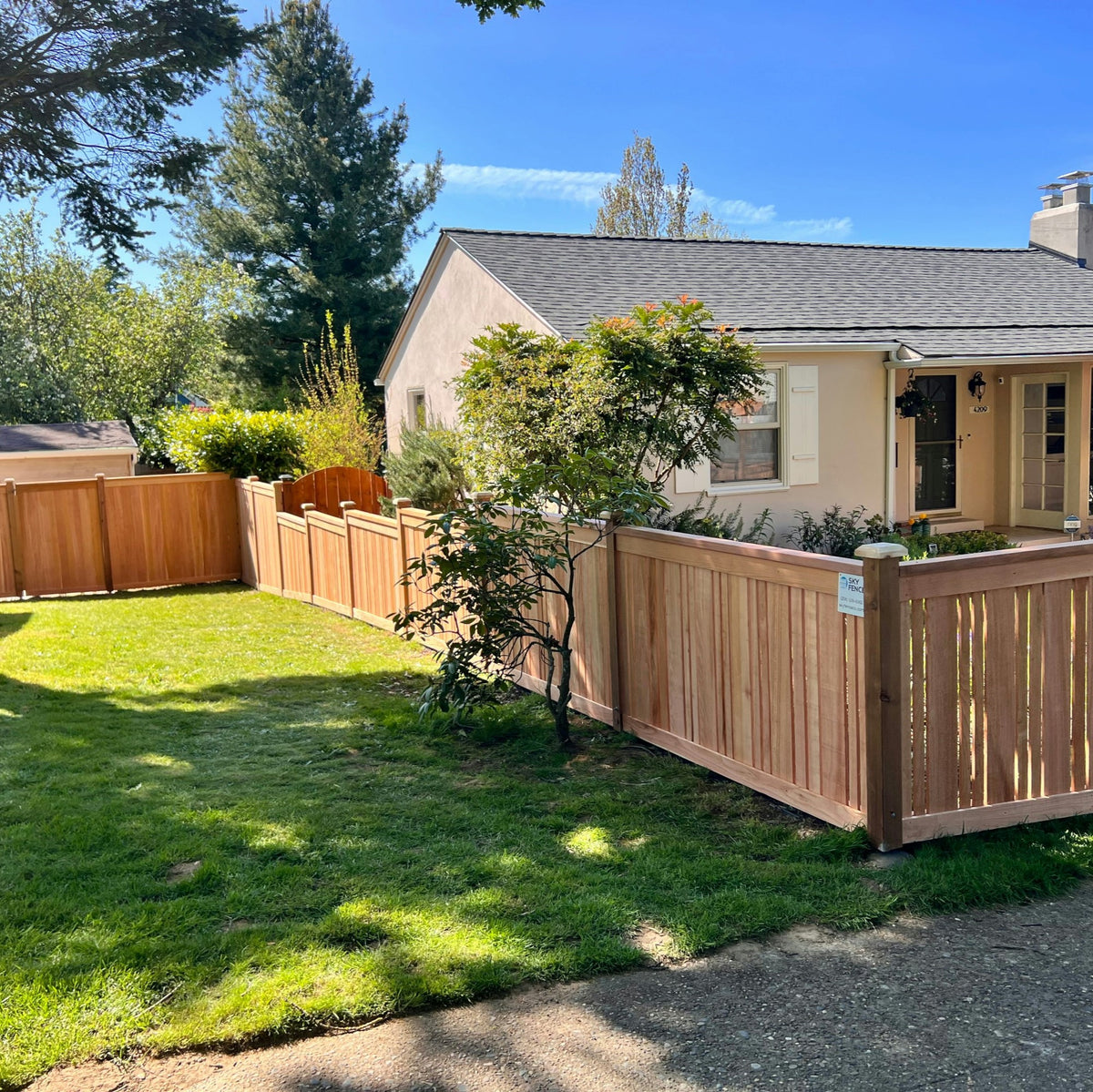 Western Red Cedar Fence