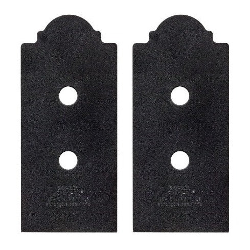 4X POST BASE DECORATIVE SIDE PLATE 2-PAK - APB44DSP